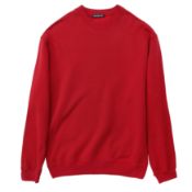 Balenciaga Pomegrenate Molleton Logo Sweatshirt - Size XS