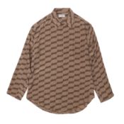 Balenciaga Homewear Beige Monogram Shirt - Size 34