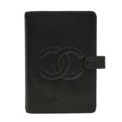 Chanel Black CC Agenda Cover