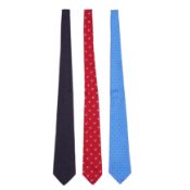 Chanel Silk Ties Set of Three