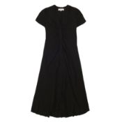 Diane Von Furstenberg Black Crepe Dress - Size L