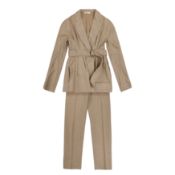 Celine Beige Linen Safari Trouser Suit - Size 38