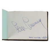 Autograph Album.- Incl. Sean Connery c. 1980s