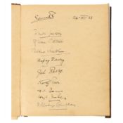 Autograph Album.- Incl. Edward, Prince of Wales c. 1930s