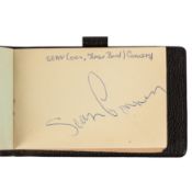 Autograph Album.- Incl. Sean Connery C. 1960s