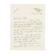 Moore (Henry) Autograph letter signed (