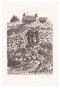 Williams (Kyffin) Welsh Farmer with Dog
