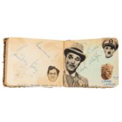 Autograph Album.- Incl. Charlie Chaplin c. 1950s