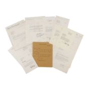 Autograph Collection.- Actors & Directors Signed letters, c. 1970s