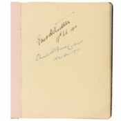 Autograph Album.- Incl. Ernest Shackleton early 20th century