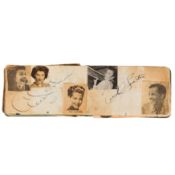 Autograph Album.- Incl. Frank Sinatra c. 1950s