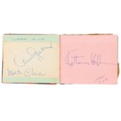 Autograph Album.- Actors & Entertainers c. 1950s