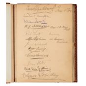 Autograph Album.- Incl. Churchill, Scott, Stoker Manchester, early 20th cetury