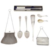 London 1792 by Peter and Ann Bateman A George III sterling silver caddy spoon