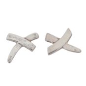 Tiffany & Co Ι A pair of 'Paloma's Graffiti' stud earrings White metal