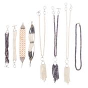 A group of pearl jewellery