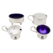 London 1895 by George Maudlsey Jackson A Victorian sterling silver mustard pot