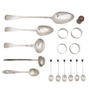 London 1822 by William Eley and William Fearn A George IV sterling silver basting spoon