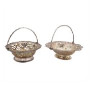 London 1888 by Charles Stuart Harris A Victorian sterling silver bon bon basket