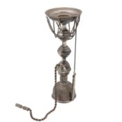 Cairo circa 1980 A late 20th century 900 standard silver hookah stem (shisha)