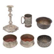 Lucknow circa 1910 An early 20th century Anglo-Indian unmarked silver bowl