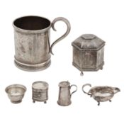 New York dated 1861 by Ball, Black and Co A mid-19th century American sterling silver small mug
