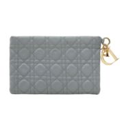 Christian Dior Grey Lady Dior Pochette