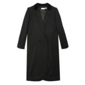 Valentino Black Wrap Back Evening Coat - Size US 12