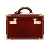 Must de Cartier Burgundy Vanity Train Case