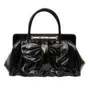 Valentino Black Bow Frame Bag