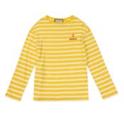 Gucci Men's Yellow Breton Ibiza Long Steeve T-Shirt - Size XXS