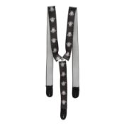 Gianni Versace Men's Black Button Hole Braces