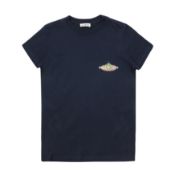 Balenciaga Navy Bonjour Paris T-Shirt - Size XXS