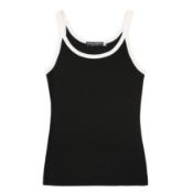 Dolce & Gabbana Black Crepe Vest Top - Size 40