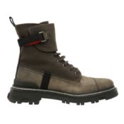 Prada Men's Khaki Combat Boot - Size 8.5