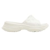 Louis Vuitton White Pool 55 Flat Comfort Mule - Size 39
