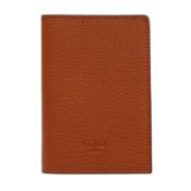 Fendi Tan Passport Cover Holder