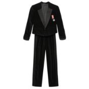 Gianni Versace Men's Black Military Tuxedo Suit