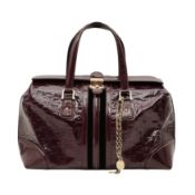 Gucci Purple Treasure Boston Bauletto Bag