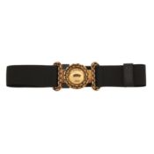 Loewe Black Stretch '1846' Interlocking Belt