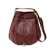 Must de Cartier Bordeaux Drawstring Bucket Bag