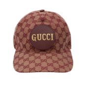 Gucci Burgundy Zeno Baseball Hat - Size L
