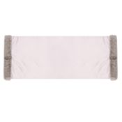 Christian Dior Lilac Fur Trim Evening Wrap