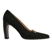 Gucci Black Logo Banana Heel Pump - Size 39