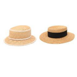Chanel Beige Summer Hats - Size 57