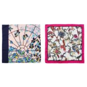 Balenciaga and Dior Silk Scarves
