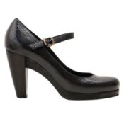 Fendi Midnight Blue Mary Jane Heel Pump - Size 38
