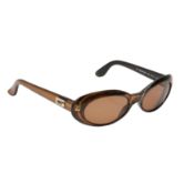 Gucci Bronze G Cube Oval Sunglasses