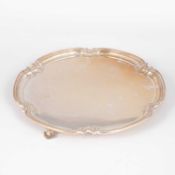 A silver salver