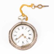 An early 18th Century pair-cased pocket watch